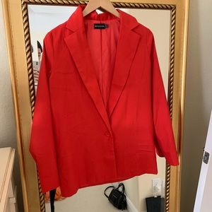 Oversized Boyfriend Fit Blazer